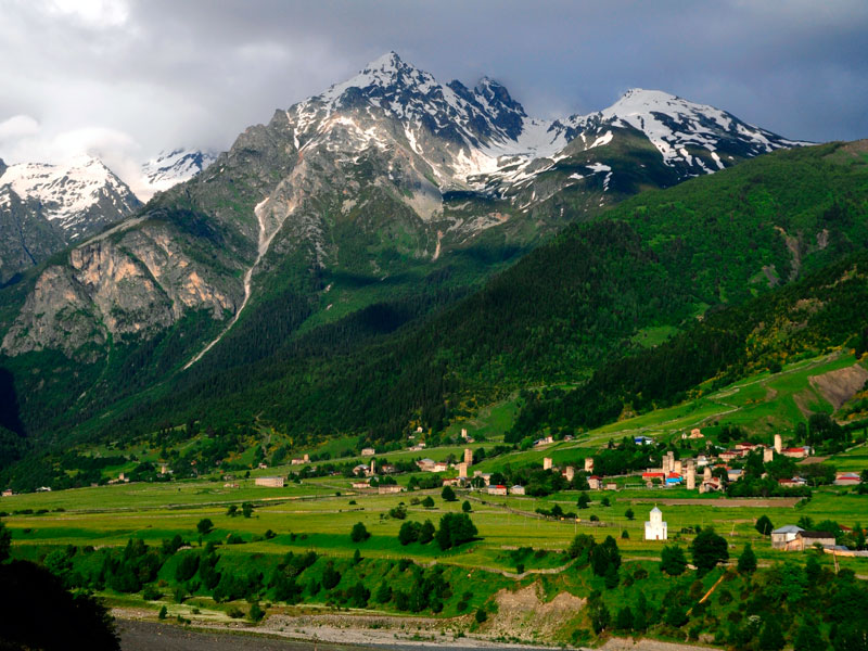 Сванетия грузия фото горы